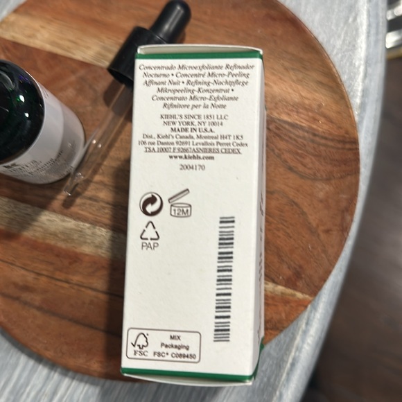 KIEHL'S NIGHTLY REFINING MICRO-PEEL Concentrate 1oz in box never used! - Picture 5 of 5